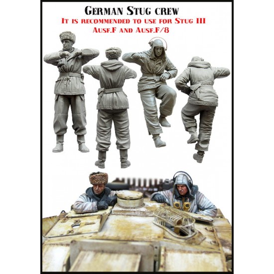 1/35 German Stug Crew for Stug III Ausf.F and Ausf.F/8 (2 Figures) 1/35 German Stug Crew for Stug III Ausf.F and Ausf.F/8 (2 Figures)
