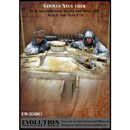 1/35 German Stug Crew for Stug III Ausf.F and Ausf.F/8 (2 Figures) 1/35 German Stug Crew for Stug III Ausf.F and Ausf.F/8 (2 Figures)