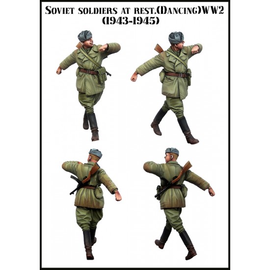 1/35 WWII Soviet Soldier At Rest - Dancing 1943-1945 (1 Figure) 1/35 WWII Soviet Soldier At Rest - Dancing 1943-1945 (1 Figure)