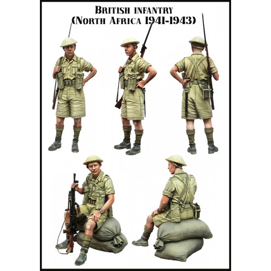 1/35 British Infantry in North Africa 1941-1943 (2 Figures) 1/35 British Infantry in North Africa 1941-1943 (2 Figures)