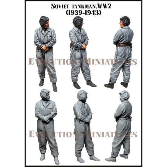 1/35 WWII Soviet Tank Crew 1939-1943 1/35 WWII Soviet Tank Crew 1939-1943