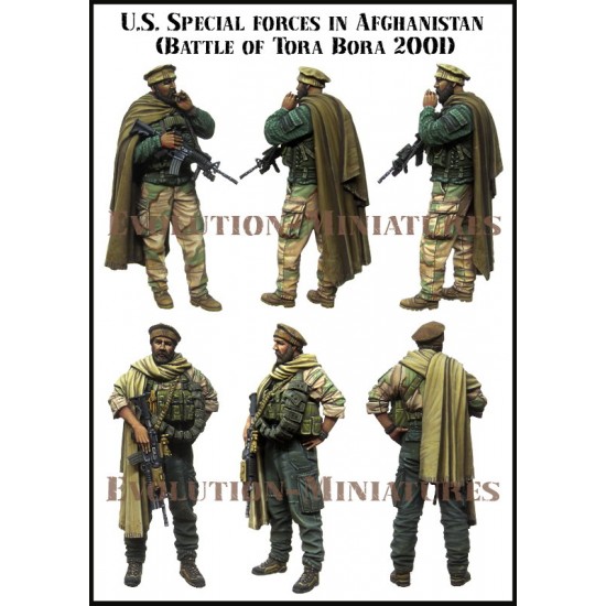 1/35 US Special Forces in Afghanistan [Battle of Tora Bora 2001] (2 figures)