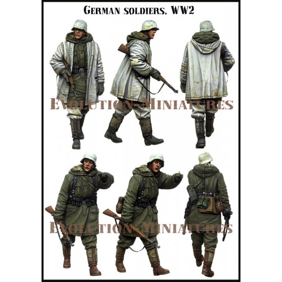 1/35 German Soldier, Kharkov 1943 (2 figures) 1/35 German Soldier, Kharkov 1943 (2 figures)