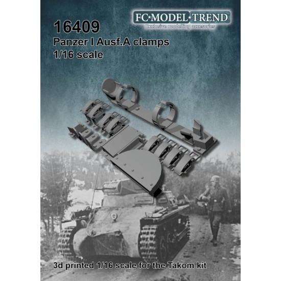 1/16 Panzer I Clamps for Takom Model 1/16 Panzer I Clamps for Takom Model