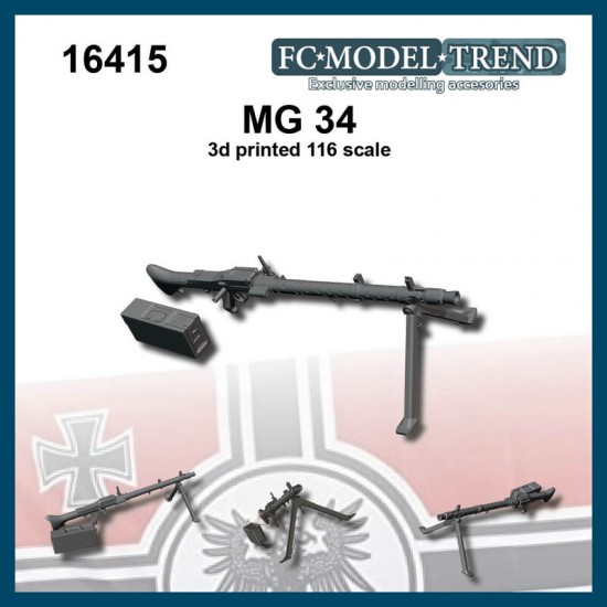 1/16 German Maschinengewehr 34 MG34 Machine Gun