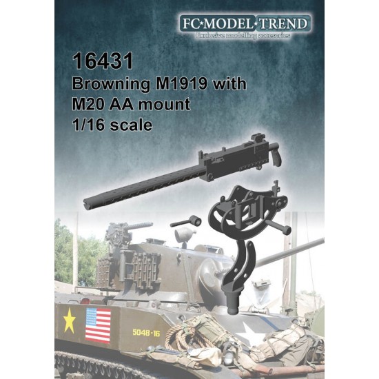 1/16 Browning M1919 w/M20 AA Mount 1/16 Browning M1919 w/M20 AA Mount