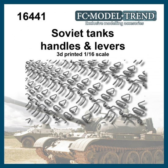 1/16 Soviet Tanks Handles and Levers 1/16 Soviet Tanks Handles and Levers