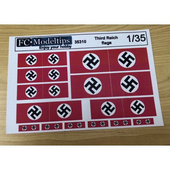 1/35 WWII Third Reich Flags