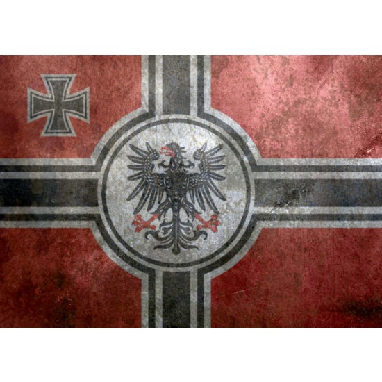 Self Adhesive Grunge Base (Flag) -  Reich (26x19cm)