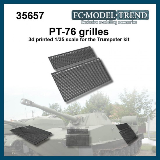 1/35 PT-76 Mesh Grilles for Trumpeter kits 1/35 PT-76 Mesh Grilles for Trumpeter kits