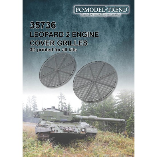 1/35 Leopard 2 Engine Cover Grilles