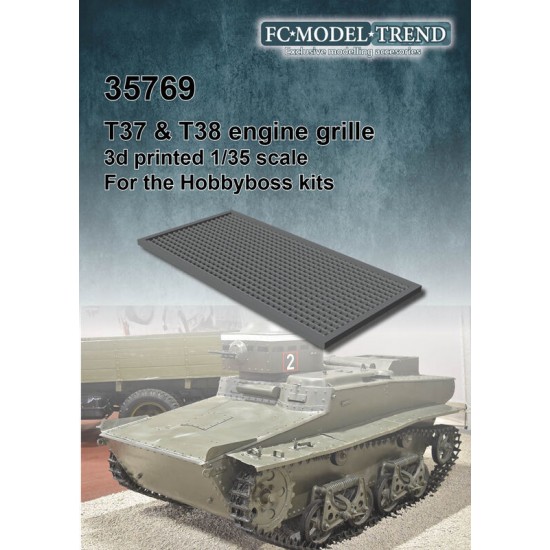 1/35 T37/T38 Engine Cover Grille for HobbyBoss kits 1/35 T37/T38 Engine Cover Grille for HobbyBoss kits