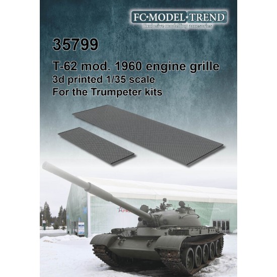 1/35 T62 mod 1960 Engine Cover Mesh Grille for Trumpeter kits 1/35 T62 mod 1960 Engine Cover Mesh Grille for Trumpeter kits
