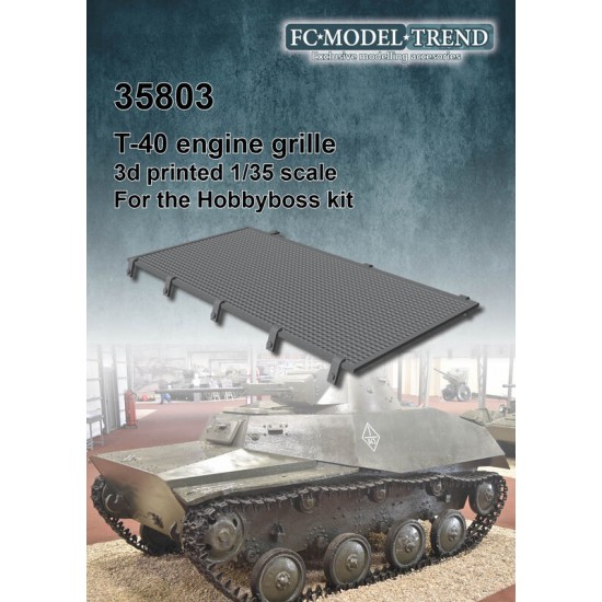 1/35 T-40 Engine Cover Grille for HobbyBoss kits 1/35 T-40 Engine Cover Grille for HobbyBoss kits