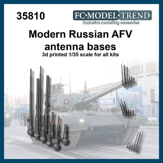 1/35 Modern Russia AFV Antenna Bases 1/35 Modern Russia AFV Antenna Bases