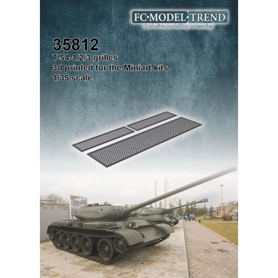 1/35 T-54 1/2/3 Engine Cover Meshes for MiniArt kits 1/35 T-54 1/2/3 Engine Cover Meshes for MiniArt kits