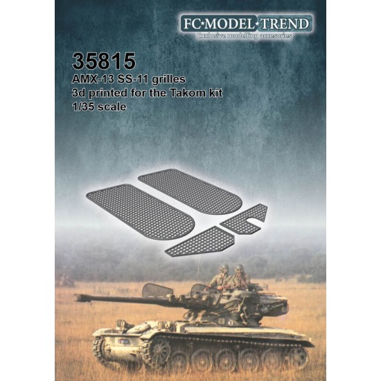 1/35 AMX-13 SS-11 Meshes for Takom kits 1/35 AMX-13 SS-11 Meshes for Takom kits