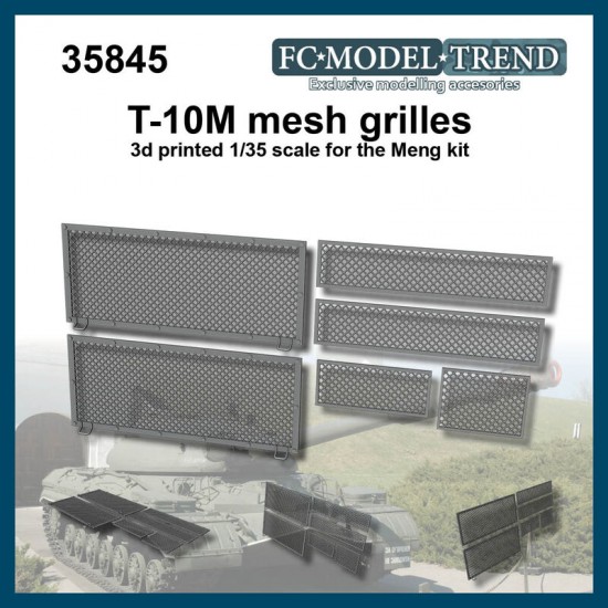 1/35 T-10M Mesh Grilles for Meng Models 1/35 T-10M Mesh Grilles for Meng Models