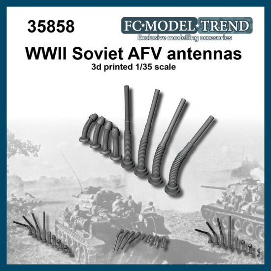 1/35 WWII Soviet AFV Antennas 1/35 WWII Soviet AFV Antennas