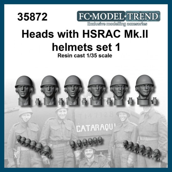 1/35 HSRAC Mk.III Helmet Heads Set 1