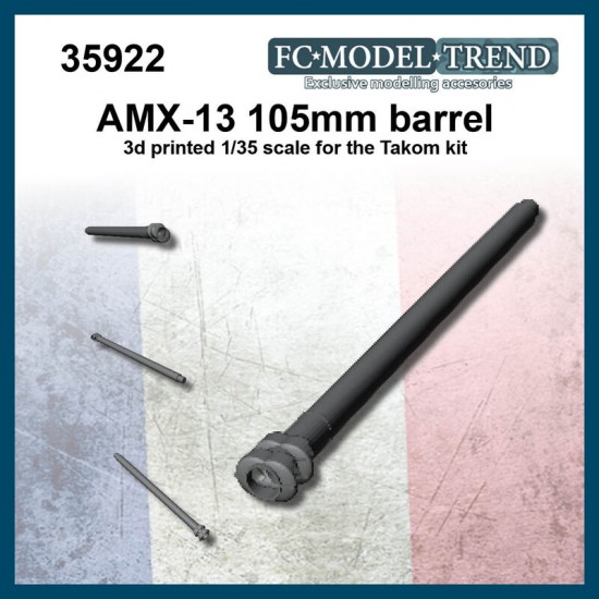 1/35 AMX-13 105mm Barrel for Takom kits 1/35 AMX-13 105mm Barrel for Takom kits