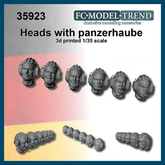 1/35 Panzerhaube Heads