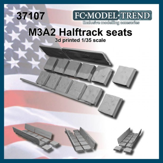 1/35 M3A2 Haltrack, Cushions 1/35 M3A2 Haltrack, Cushions