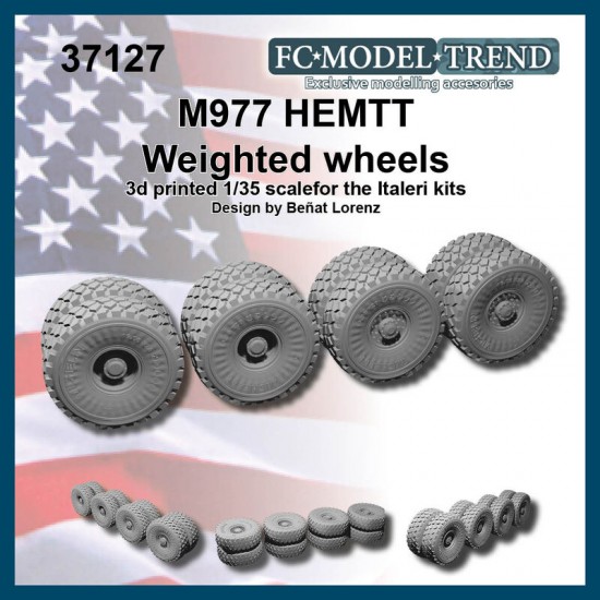 1/35 HEMTT Weighted Wheels for Italeri kits 1/35 HEMTT Weighted Wheels for Italeri kits