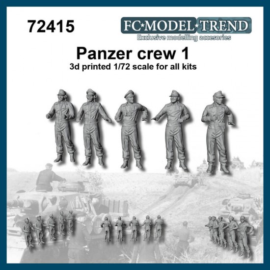 1/72 Panzer Crew Set Vol.1 1/72 Panzer Crew Set Vol.1