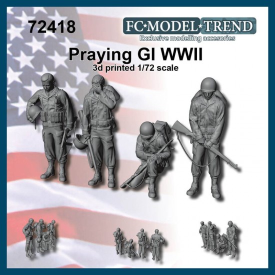 1/72 Praying GI Soldiers 1/72 Praying GI Soldiers