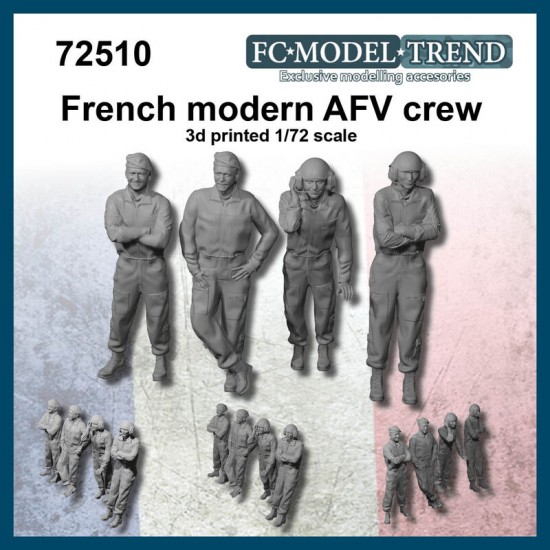1/72 French Modern AFV Crews 1/72 French Modern AFV Crews