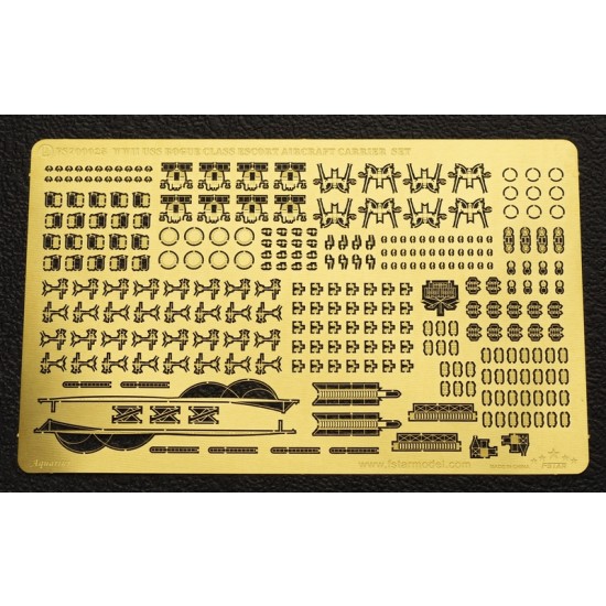 1/700 WWII USS Bogue Class Escort Aircraft Carrier Super Detail Set for Tamiya 31711 1/700 WWII USS Bogue Class Escort Aircraft Carrier Super Detail Set for Tamiya 31711