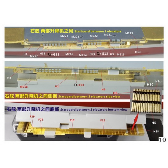 1/700 Chinese PLA Navy Aircraft Carrier Shandong Super Upgrade Set for MENG PS-006 1/700 Chinese PLA Navy Aircraft Carrier Shandong Super Upgrade Set for MENG PS-006