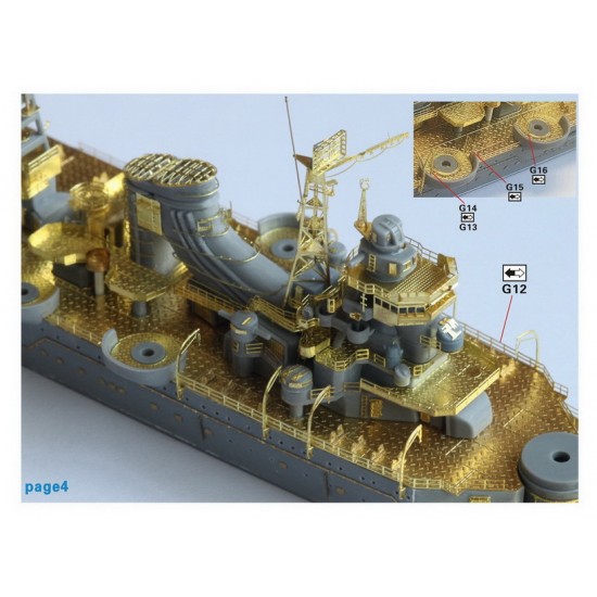 1/700 WWII IJN Aircraft Cruiser Mogami Upgrade set for Tamiya kit #31341 1/700 WWII IJN Aircraft Cruiser Mogami Upgrade set for Tamiya kit #31341