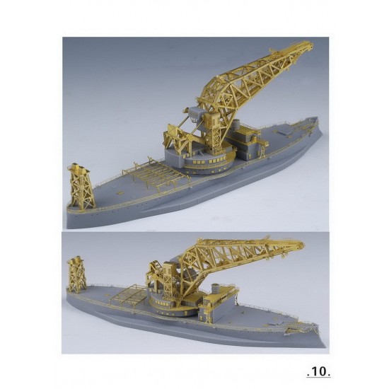 1/700 WWII US Navy AB-1 Crane Ship 1 Resin Model Kit 1/700 WWII US Navy AB-1 Crane Ship 1 Resin Model Kit