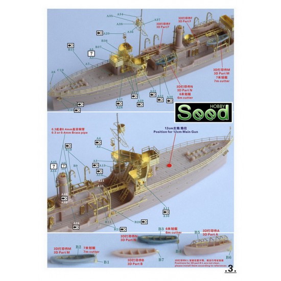 1/700 WWII IJN Gunboat Saga Resin Model Kit 1/700 WWII IJN Gunboat Saga Resin Model Kit