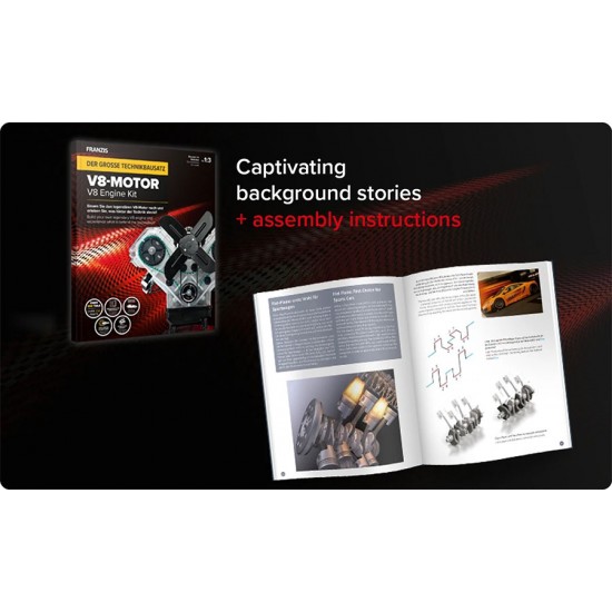 1/3 The Large Technology Kit - V8-Motor 8-cylinder Working Engine Model 1/3 The Large Technology Kit - V8-Motor 8-cylinder Working Engine Model