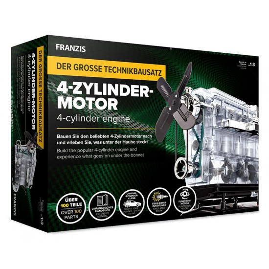 1/3 The Large Technology Kit - 4-cylinder Motor Working Engine Model