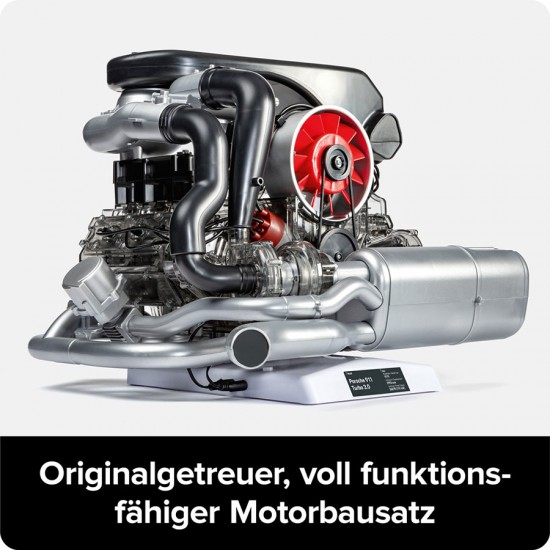 1/4 Porsche 911 Turbomotor 6-cylinder Working Turbo Engine Model 1/4 Porsche 911 Turbomotor 6-cylinder Working Turbo Engine Model