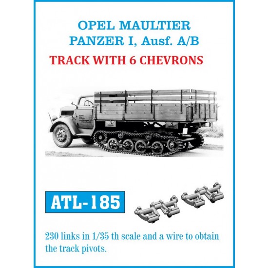 1/35 Opel Maultier (mule)/ Panzer I Ausf. A/B Metal Tracks 1/35 Opel Maultier (mule)/ Panzer I Ausf. A/B Metal Tracks