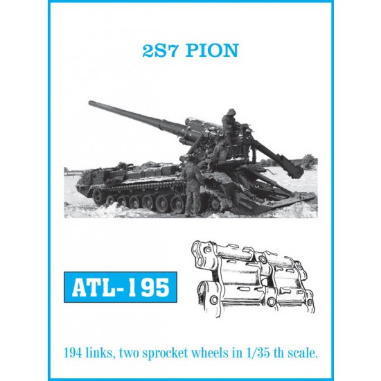 1/35 2S7 Pion Peony (Malka) Self-propelled Artillery Metal Tracks 1/35 2S7 Pion Peony (Malka) Self-propelled Artillery Metal Tracks