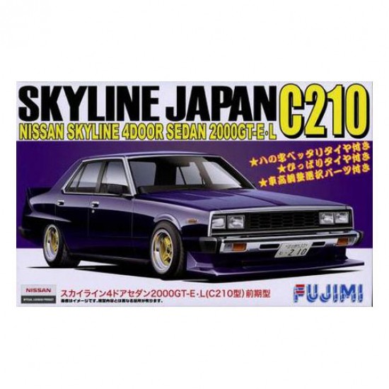 1/24 Nissan Skyline 4Door Sedan 2000 GT-E-L C210 Early (ID-170)
