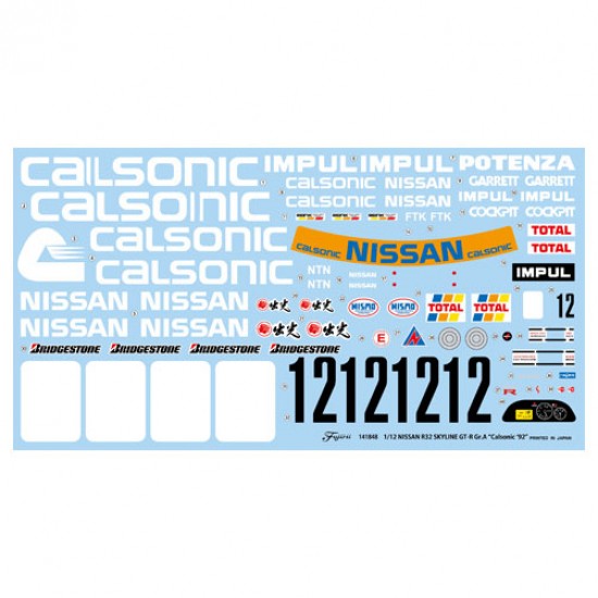 1/12 Nissan Skyline GT-R Gr.A Calsonic 92 BNR32 (Axes No.3)