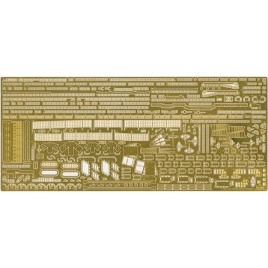 1/700 IJN Aircraft Carrier Shokaku Photo-Etched Parts (w/2 pieces 25mm Machine Cannan) 1/700 IJN Aircraft Carrier Shokaku Photo-Etched Parts (w/2 pieces 25mm Machine Cannan)