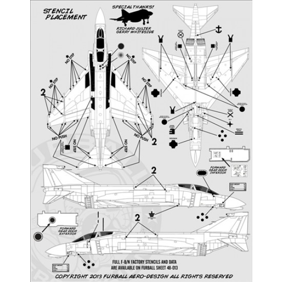 Decals for 1/48 USMC F-4B/J Rhinos Decals for 1/48 USMC F-4B/J Rhinos