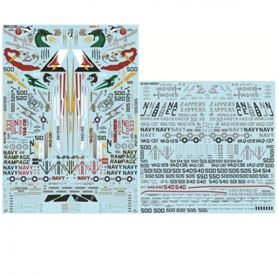 Decals for 1/48 EA-18G Growler Anthology PART II Decals for 1/48 EA-18G Growler Anthology PART II