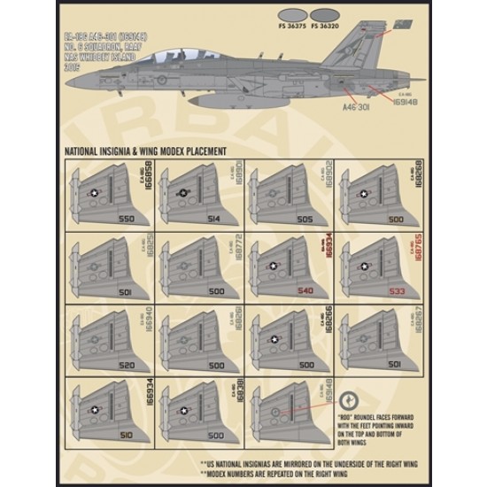 Decals for 1/48 EA-18G Growler Anthology PART II Decals for 1/48 EA-18G Growler Anthology PART II