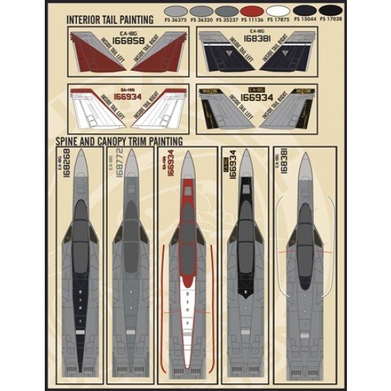 Decals for 1/48 EA-18G Growler Anthology PART II Decals for 1/48 EA-18G Growler Anthology PART II