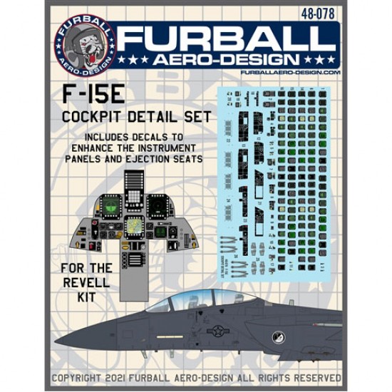 1/48 F-15E Cockpit Detail Set for Revell kits 1/48 F-15E Cockpit Detail Set for Revell kits