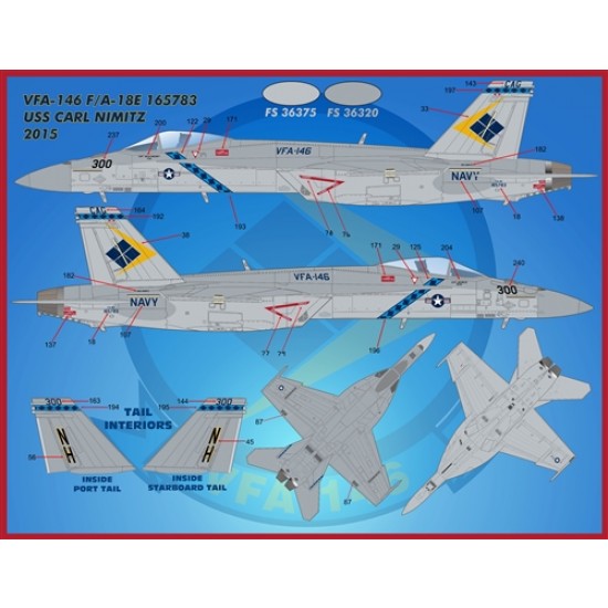 Decals for 1/48 Air Wing All-Stars Super Hornets PT V Decals for 1/48 Air Wing All-Stars Super Hornets PT V